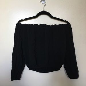 Brandy Melville Off Shoulder Cropped Blouse